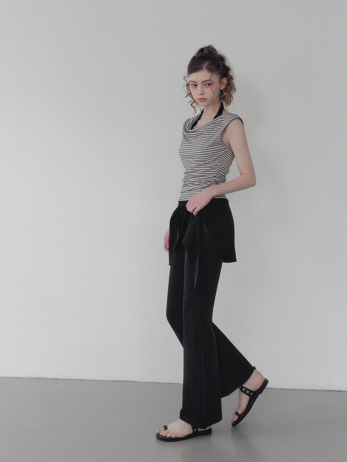 Nutz Layered Wrap Skirt Pants