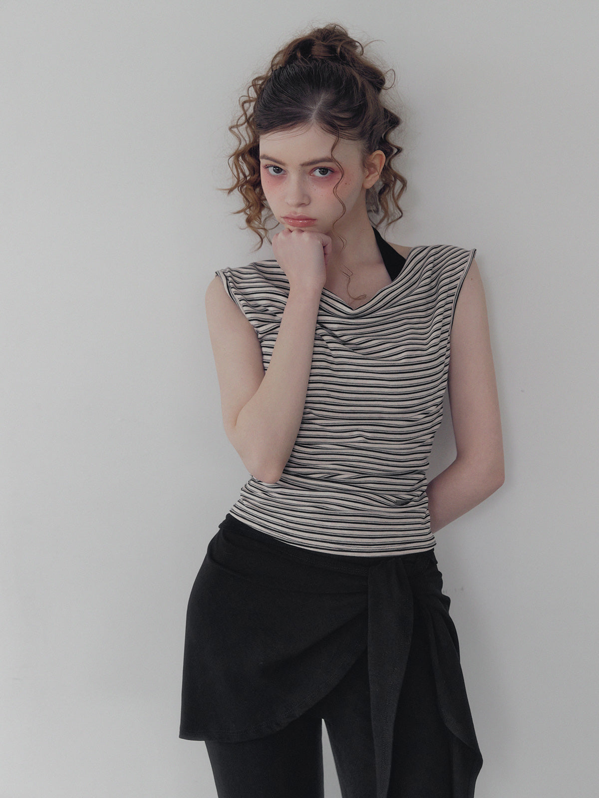 Edlen Halter Layered T-Shirt