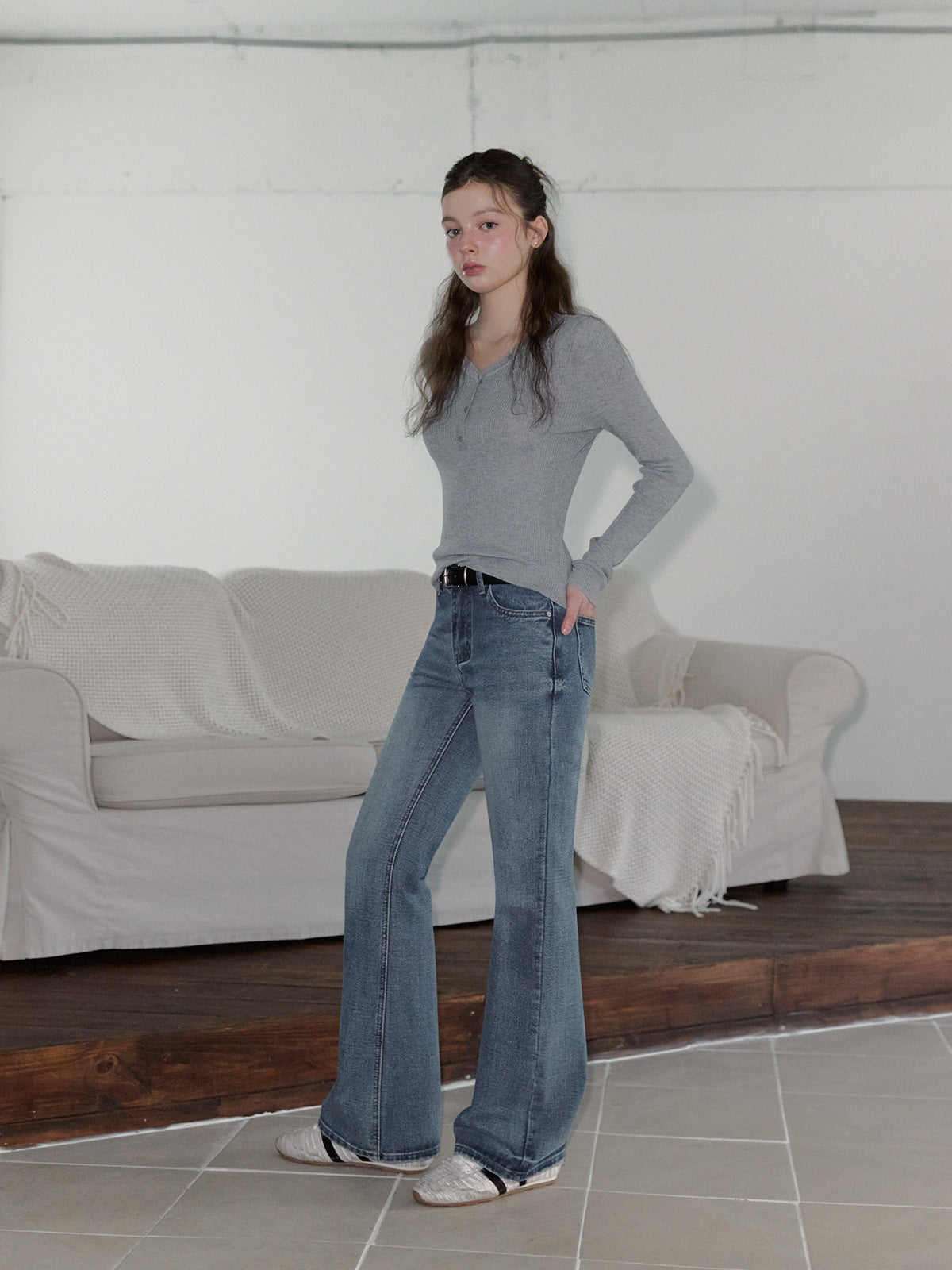 Gomez Button Knit