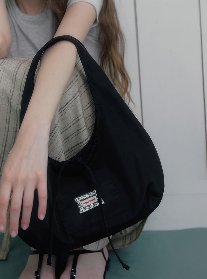 Eron pocket nylon shoulder bag