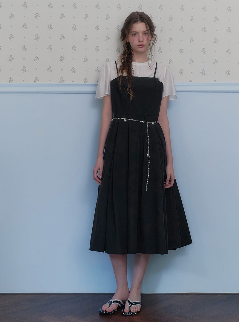 Bellen heart pearl chain belt