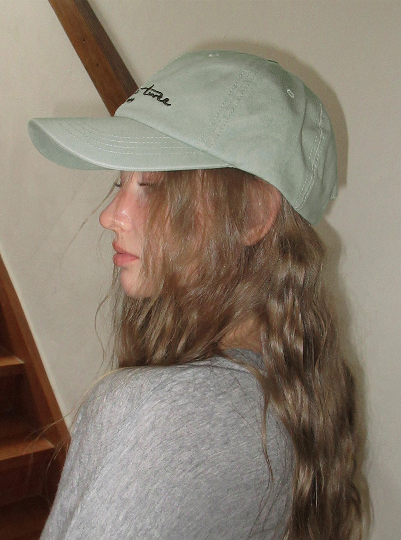 Hepin pigment lettering ball cap