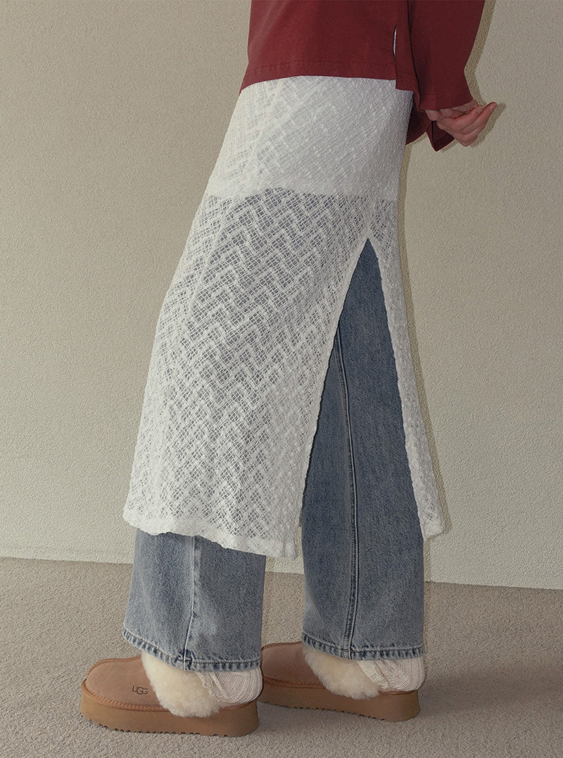 Hazel Lace Maxi Skirt