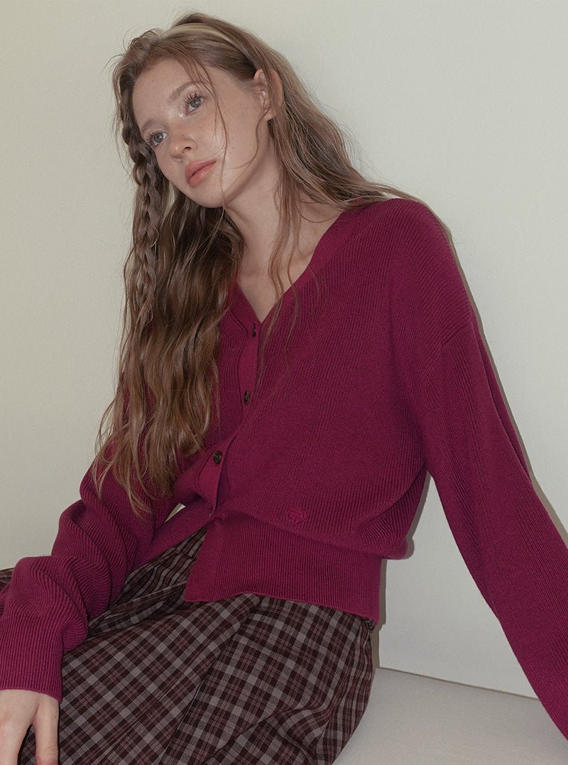 Wintz check pleated midi skirt
