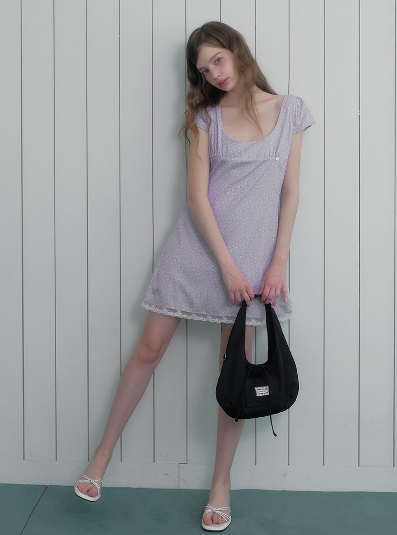 Eron pocket nylon shoulder bag