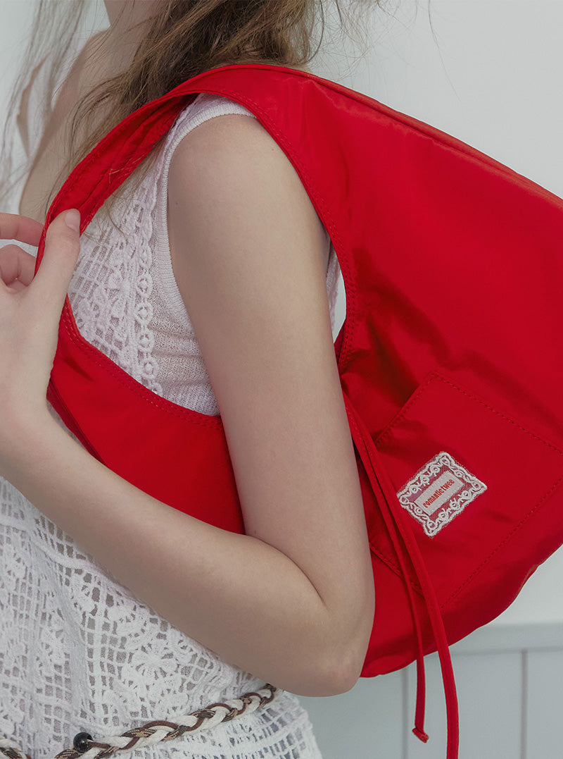 Eron pocket nylon shoulder bag