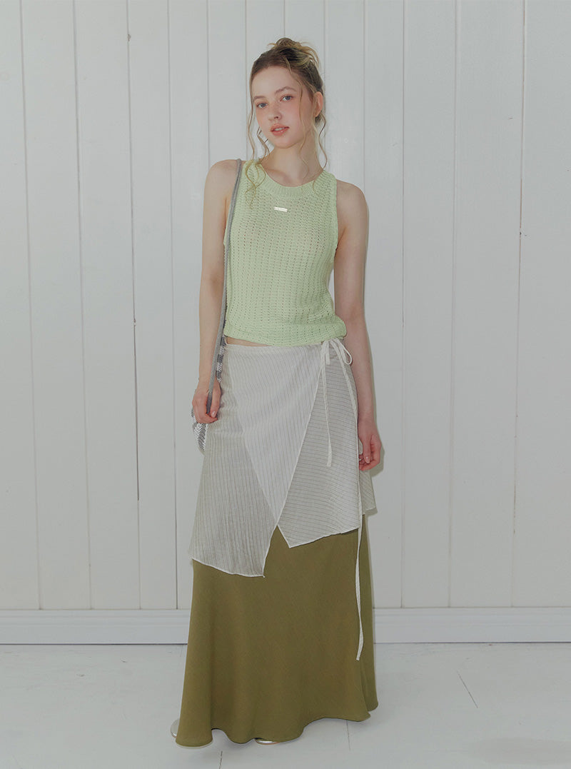 Uff halter neck knit sleeveless