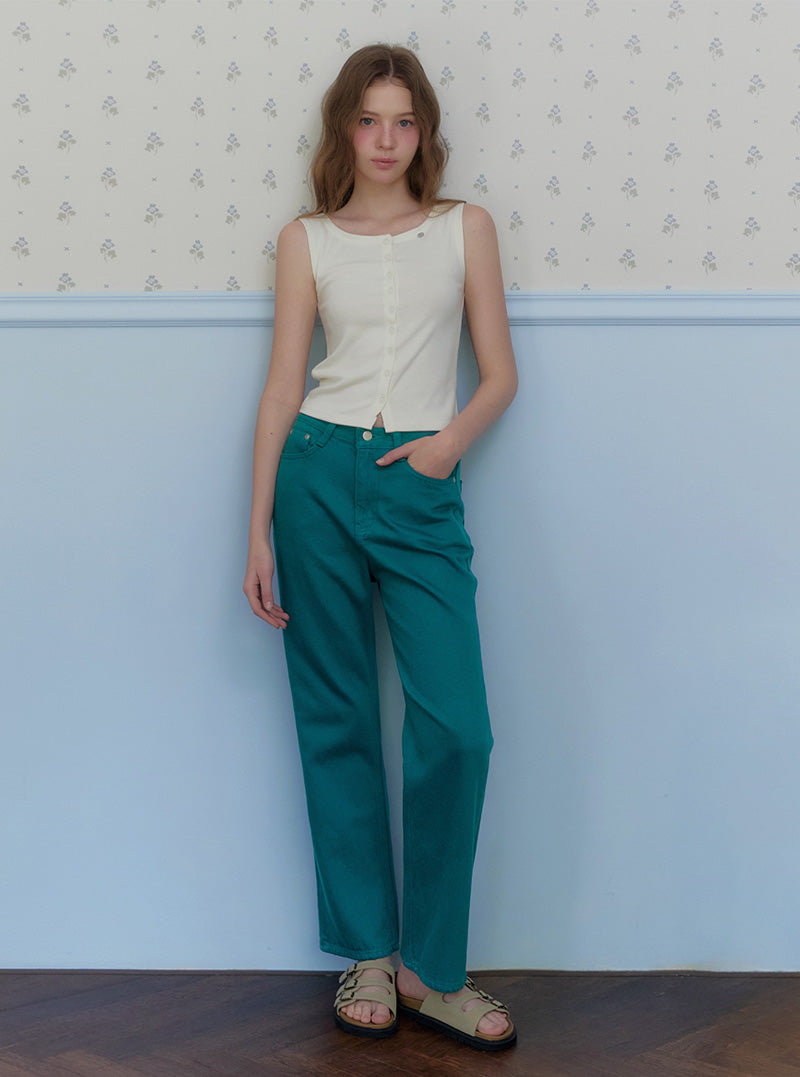 Noti button sleeveless