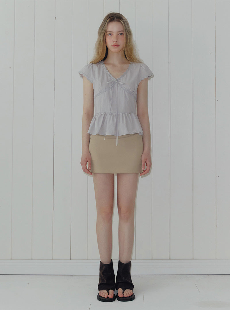 Iren basic mini skirt