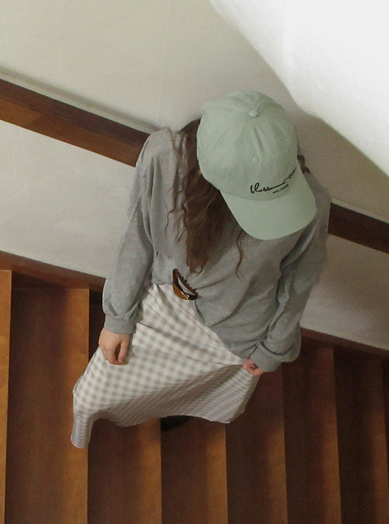 Hepin pigment lettering ball cap