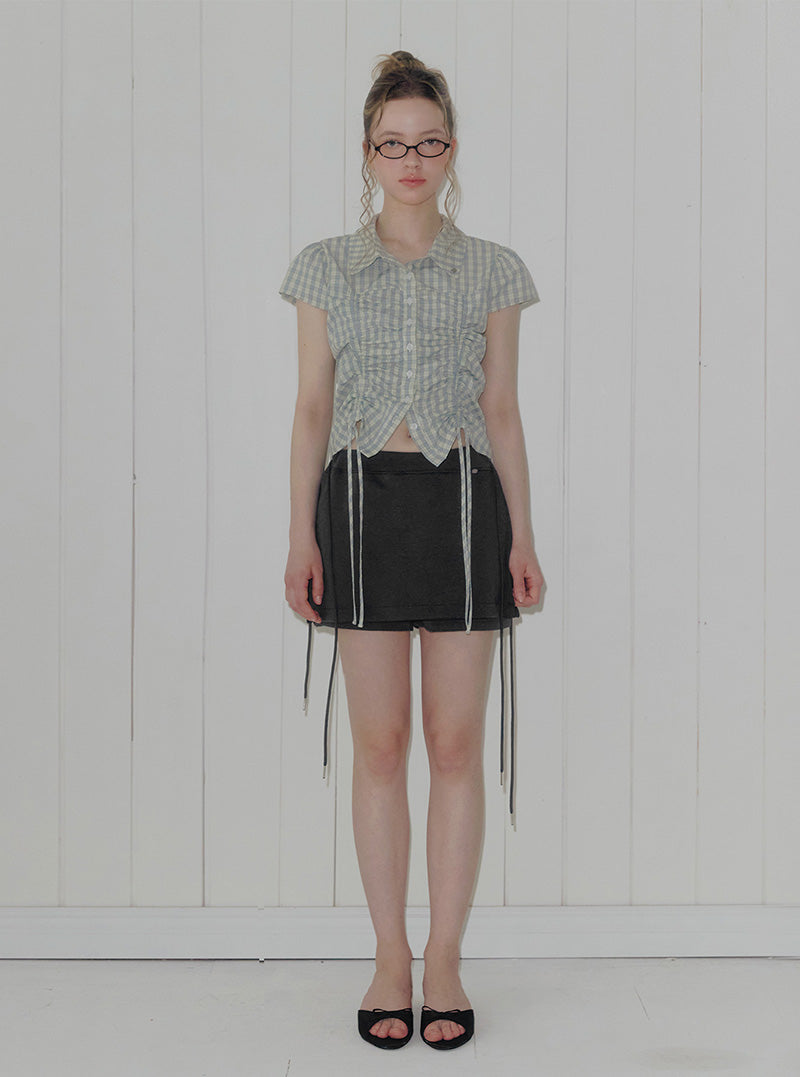 Ez strap mini skirt pants