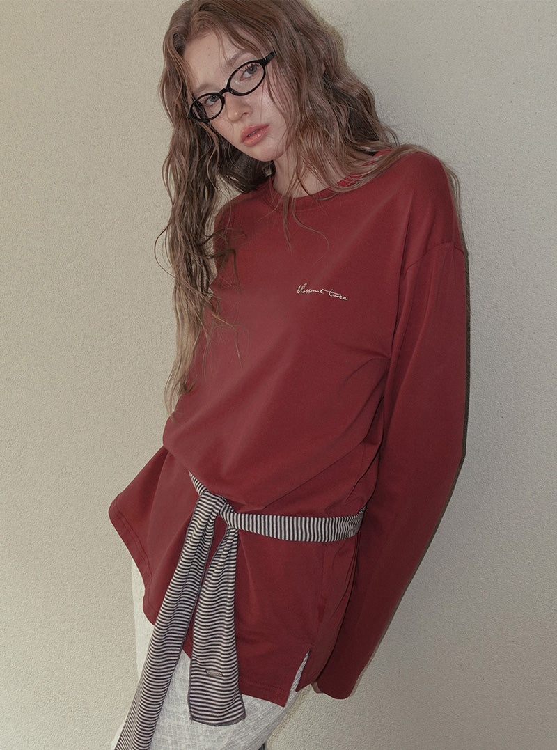 Belli stripe long muffler