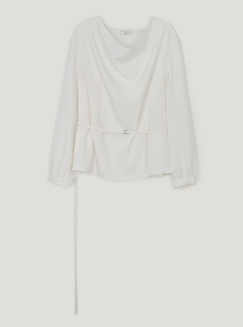 Spen turtleneck long sleeve blouse (strap set)