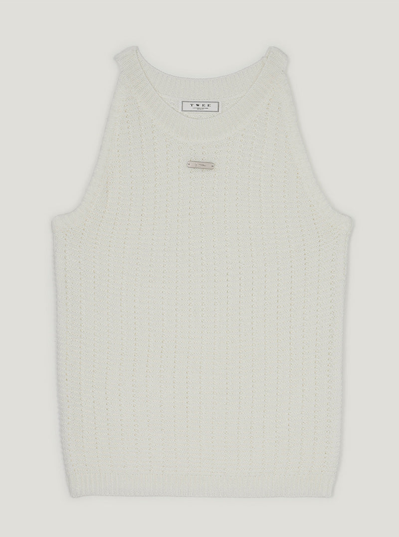 Uff halter neck knit sleeveless