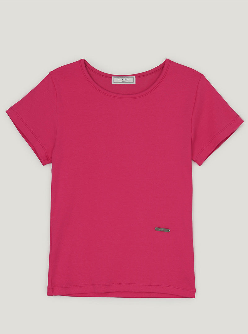 Rizle basic color short sleeve t-shirt