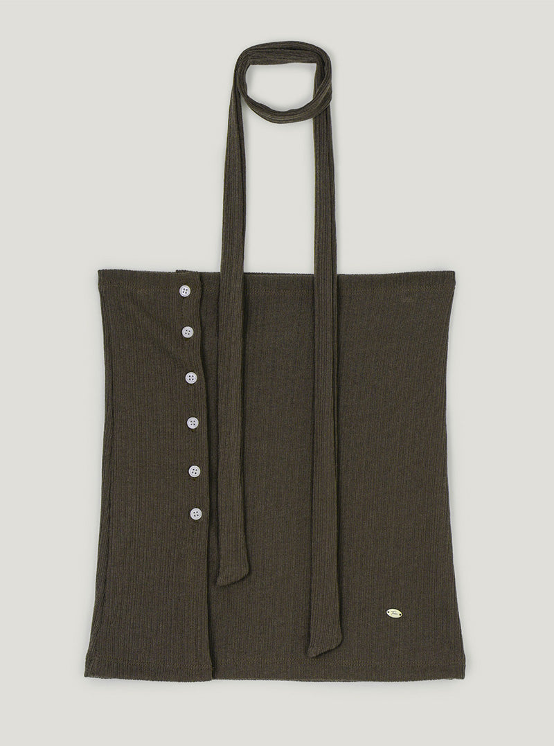 Tony ribbed button top (strap set)