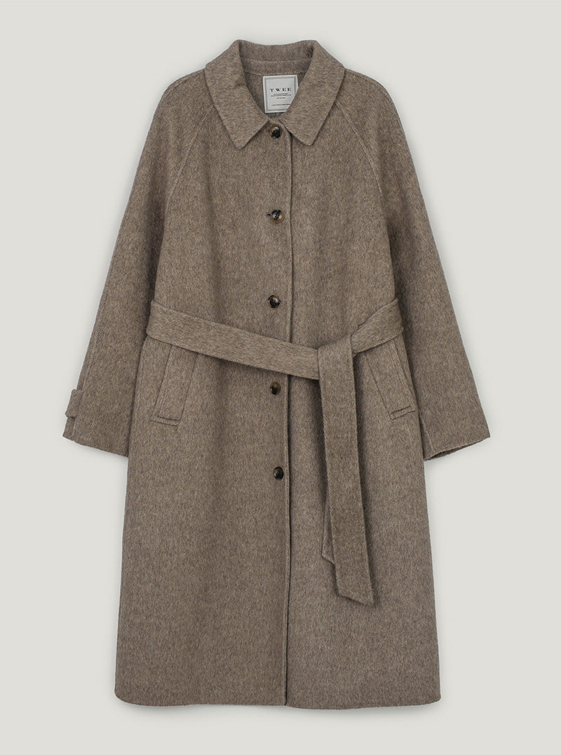 Poiden balmacaan handmade long coat (strap set)