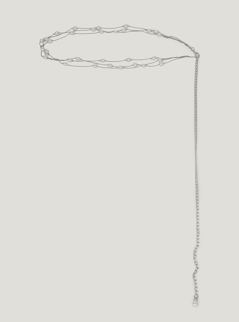 Comit pearl double chain belt