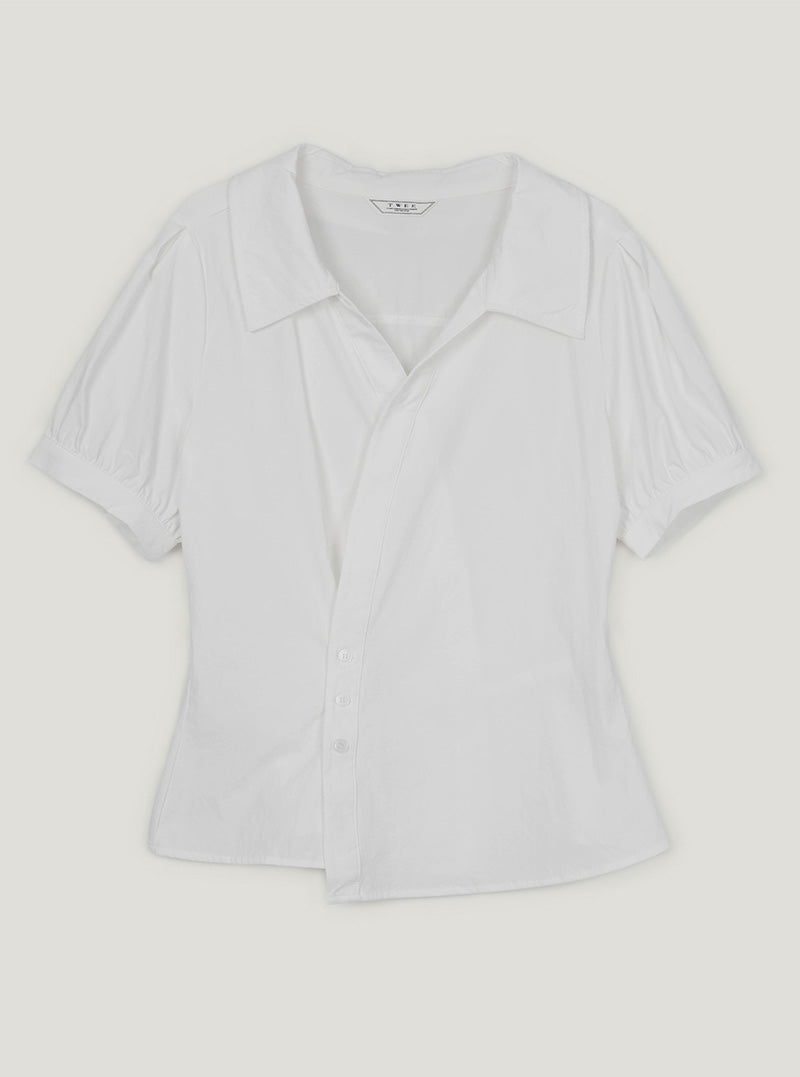 Demuve Wrap Half Sleeve Blouse
