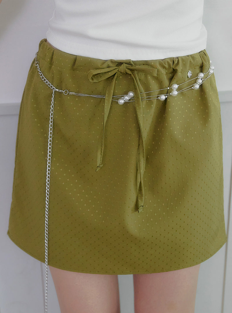 Comit pearl double chain belt