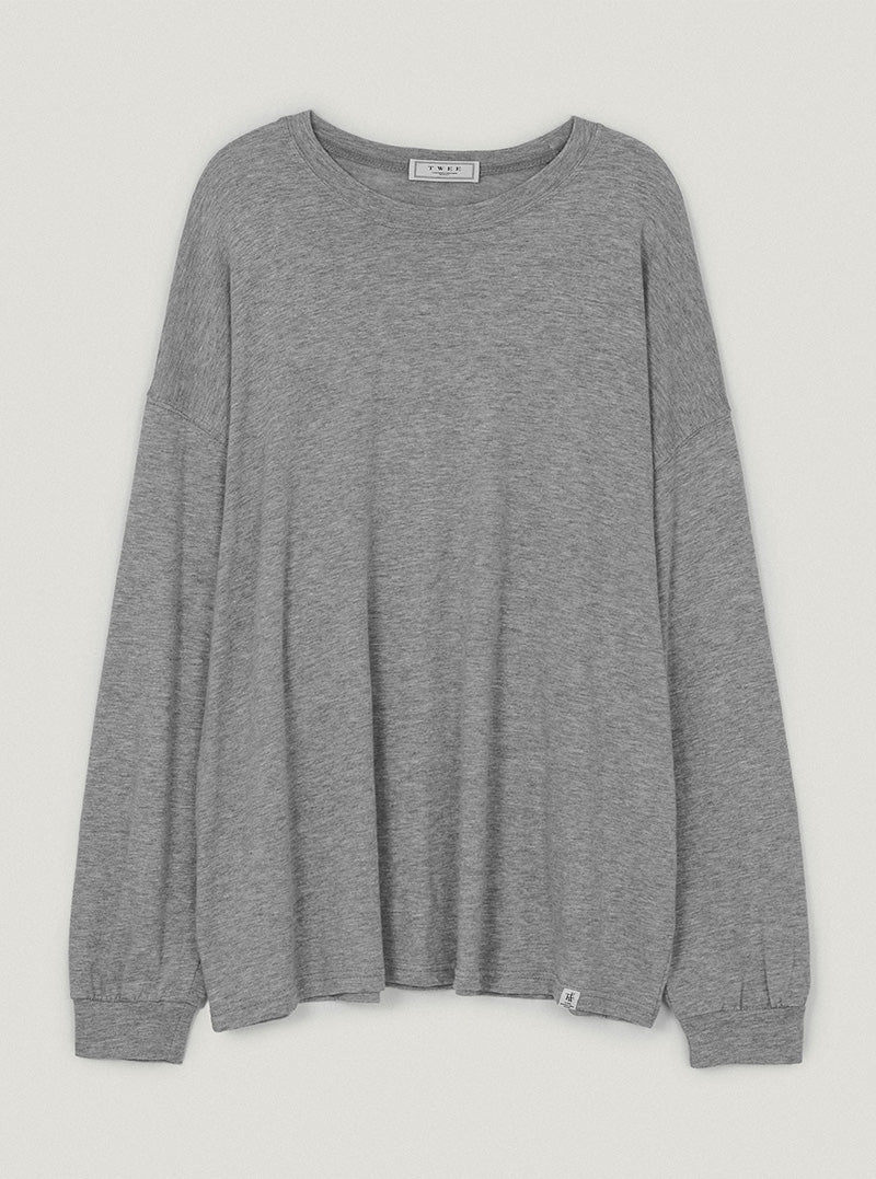 Forel modal oversized long sleeve T-shirt