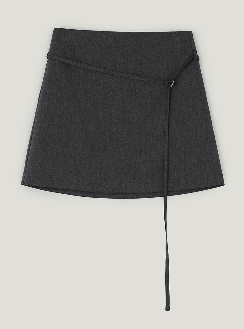 Elt basic belt mini skirt