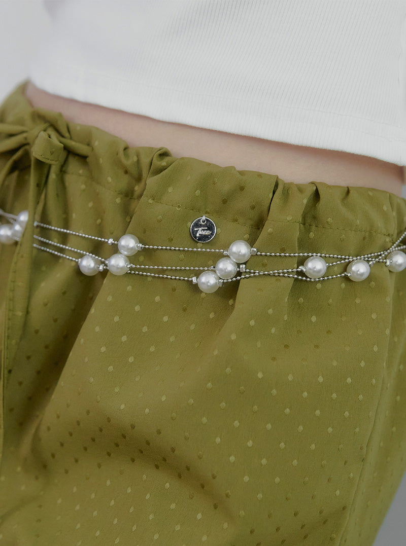 Comit pearl double chain belt