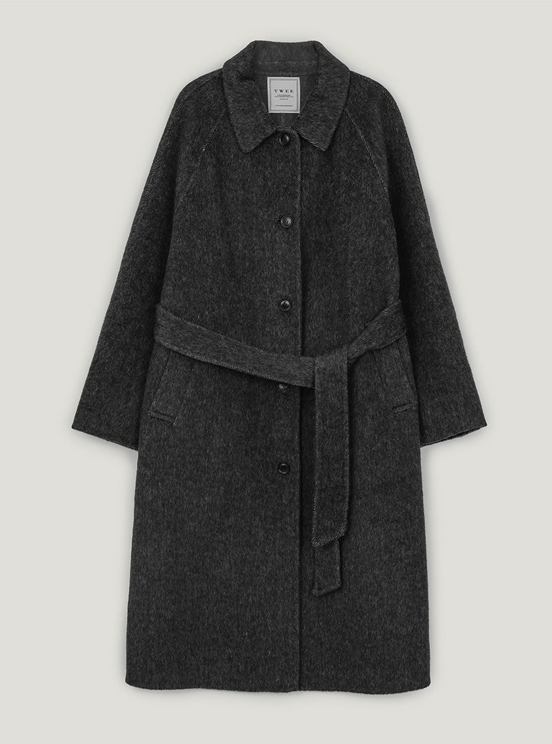 Poiden balmacaan handmade long coat (strap set)
