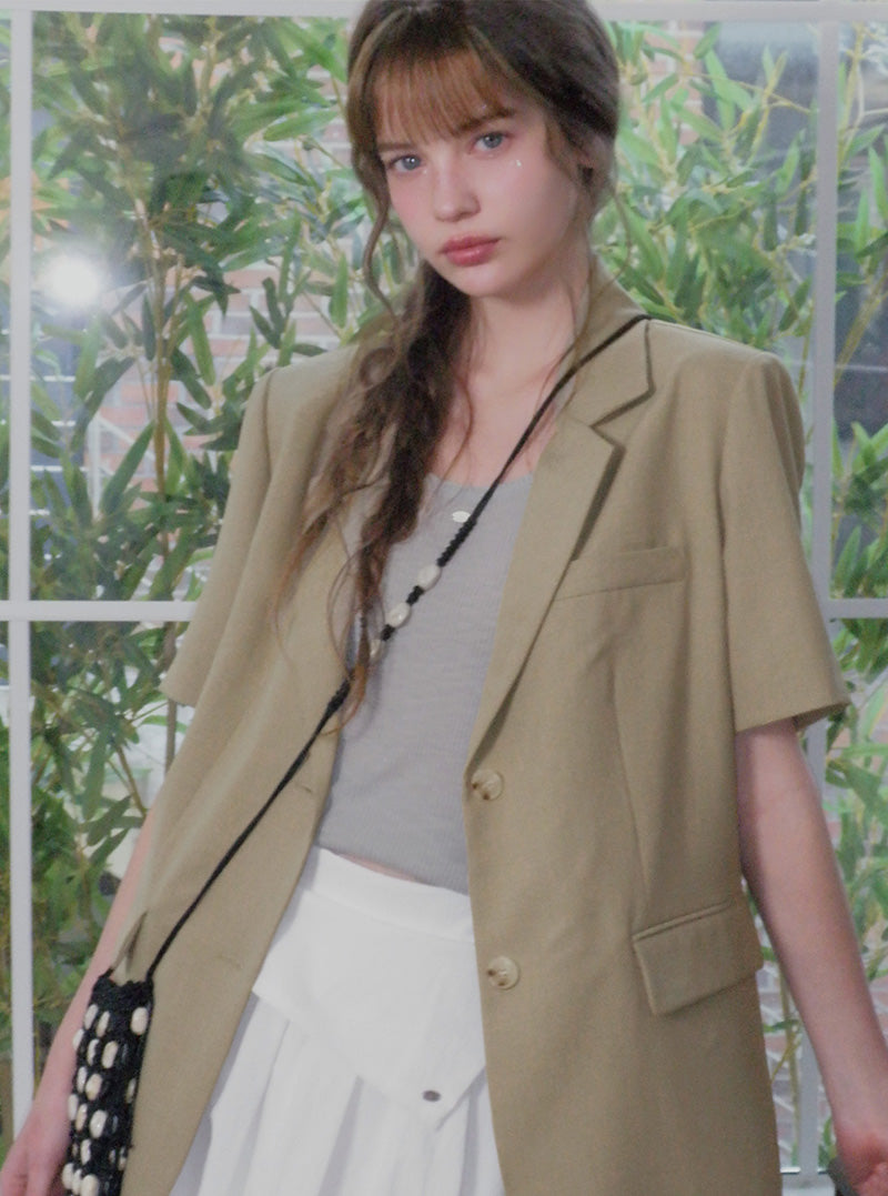 Delven classic short sleeve jacket strap set