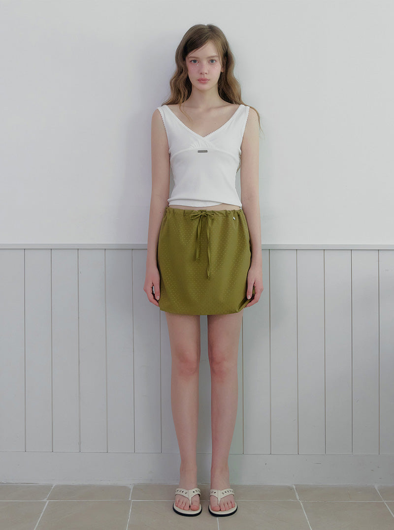 Benri dot mini skirt