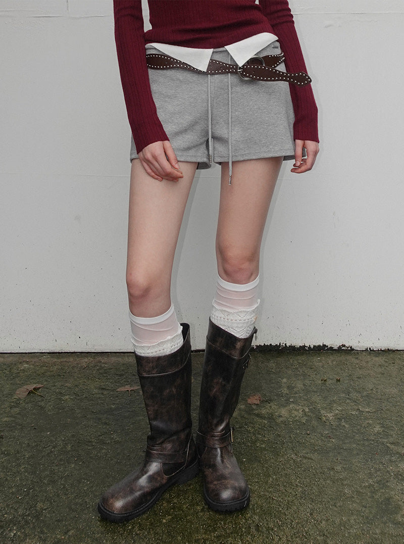 Etto knit shorts