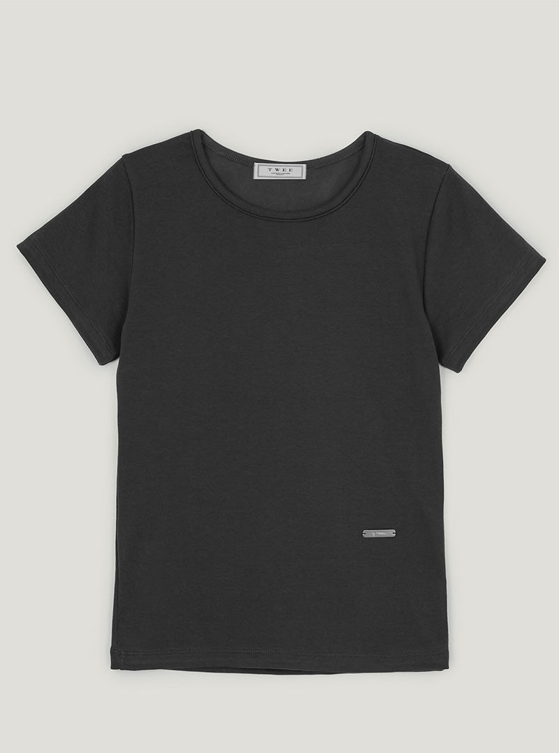 Rizle basic color short sleeve t-shirt