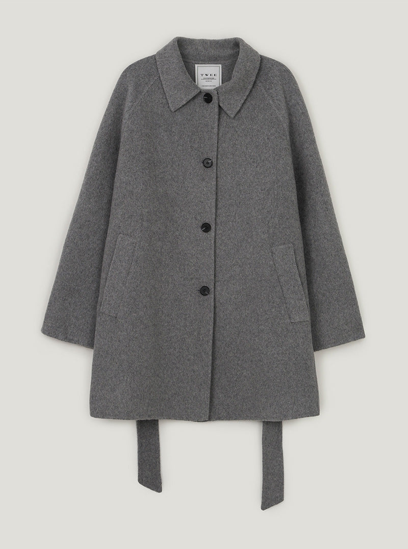 Jainer collar half handmade coat (strap set)