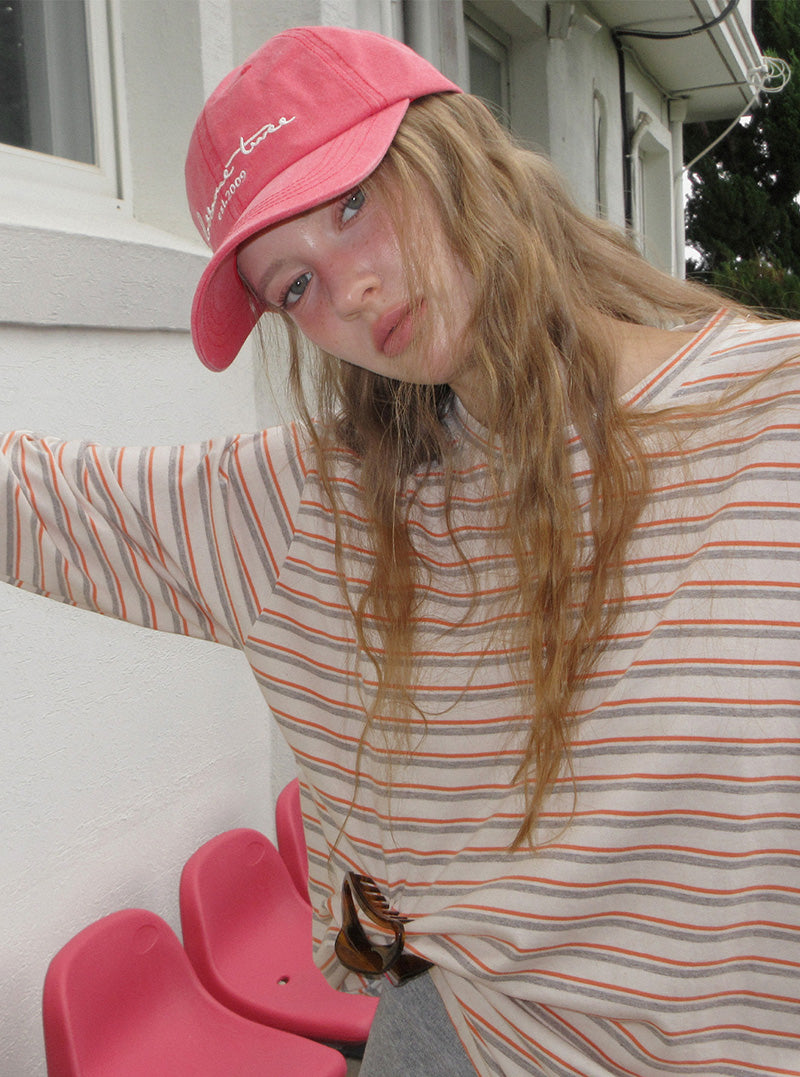 Hepin pigment lettering ball cap