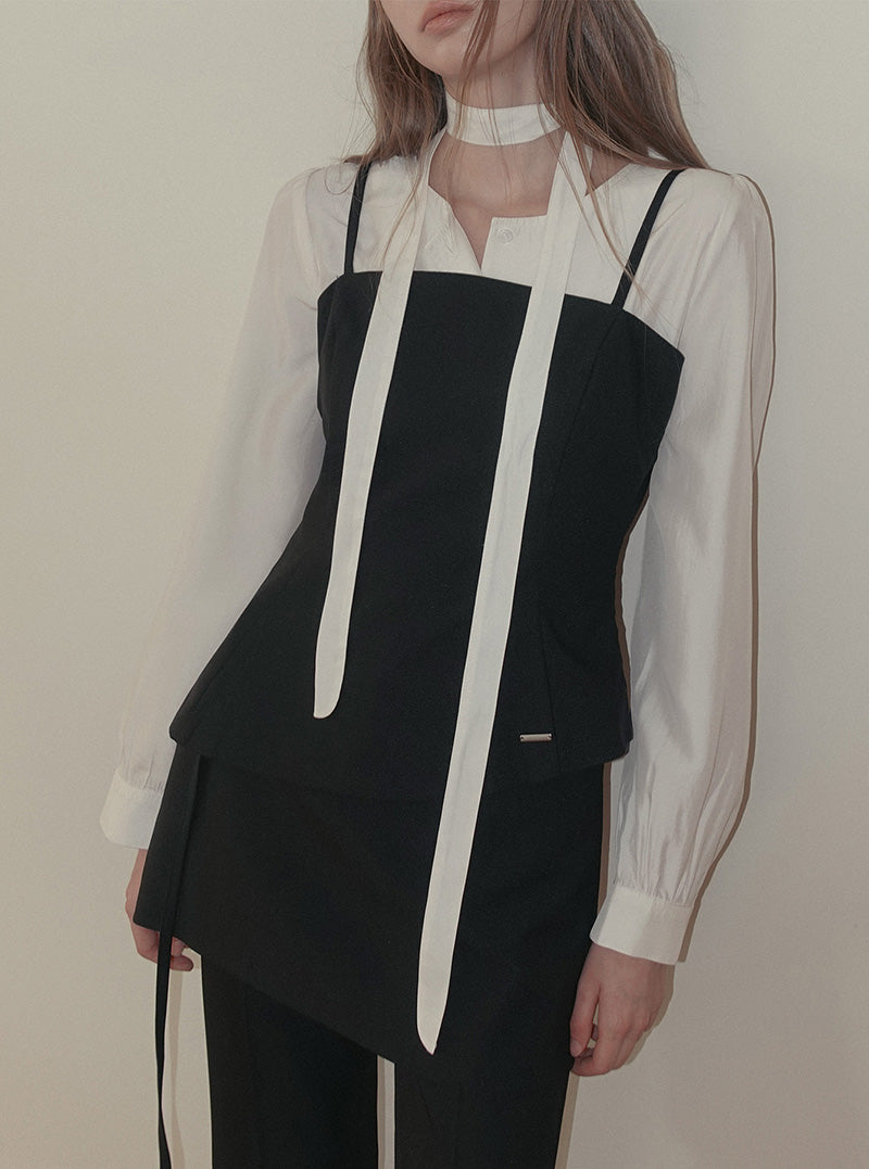 Elt basic belt mini skirt