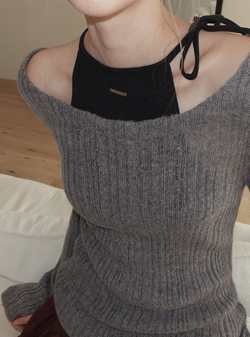 Rutji strap halter neck sleeveless top