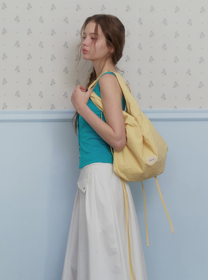 Duet nylon color shoulder bag