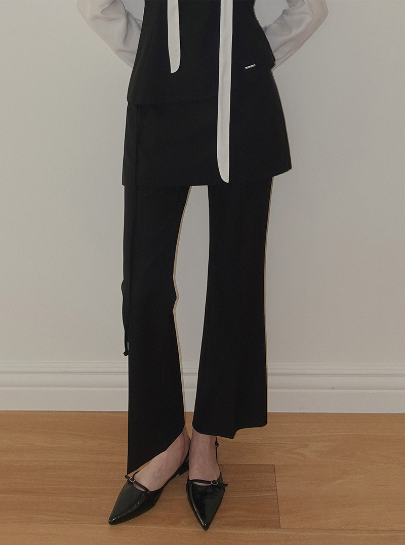 Elt basic belt mini skirt