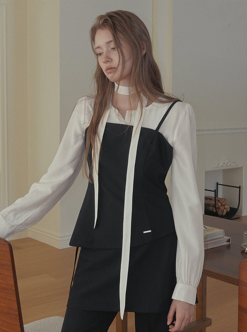 Elt basic belt mini skirt