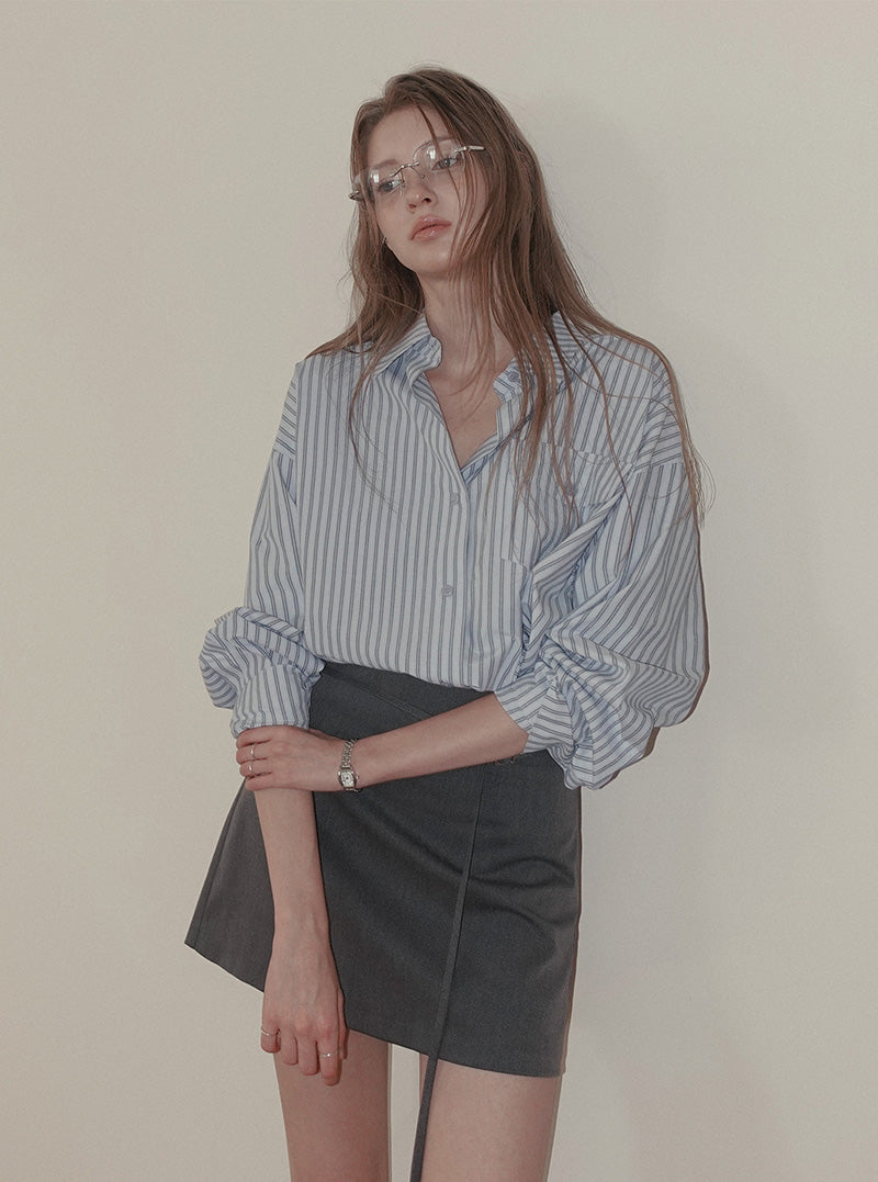 Elt basic belt mini skirt