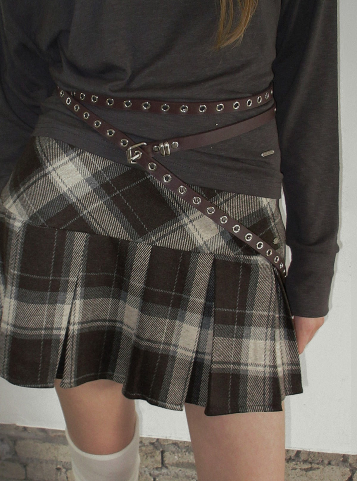 TWEE Roco eyelet double long belt | Main product image