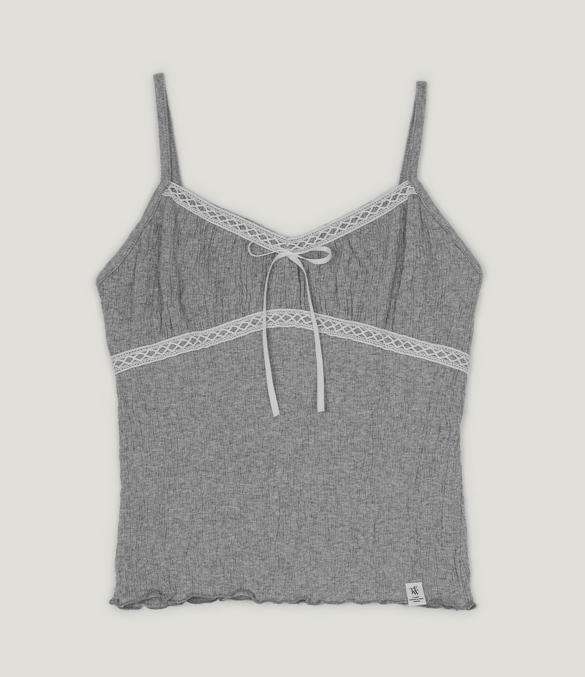 Heden Lace Contrast Sleeveless Top