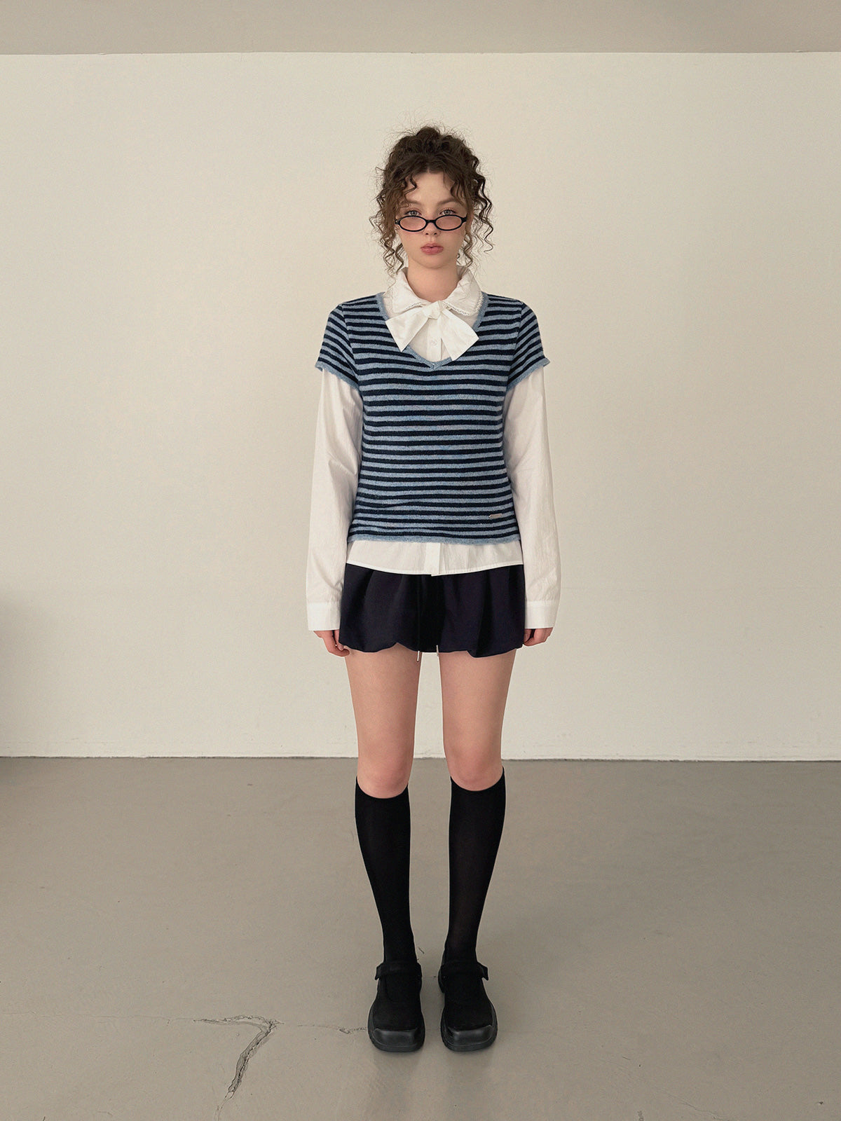 Kinko v-neck short sleeve knit
