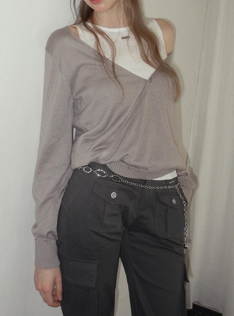 TWEE Kochel wave ring chain belt | Product styling view 4