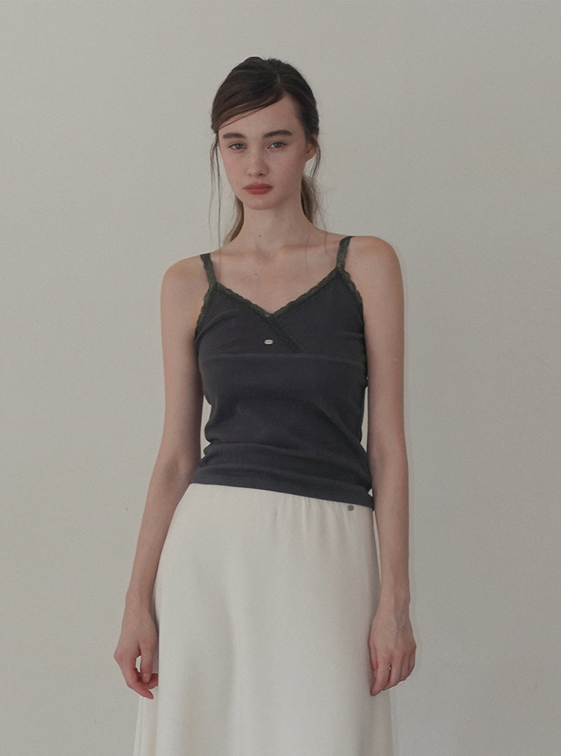 Rosel lace suede sleeveless top | View 7