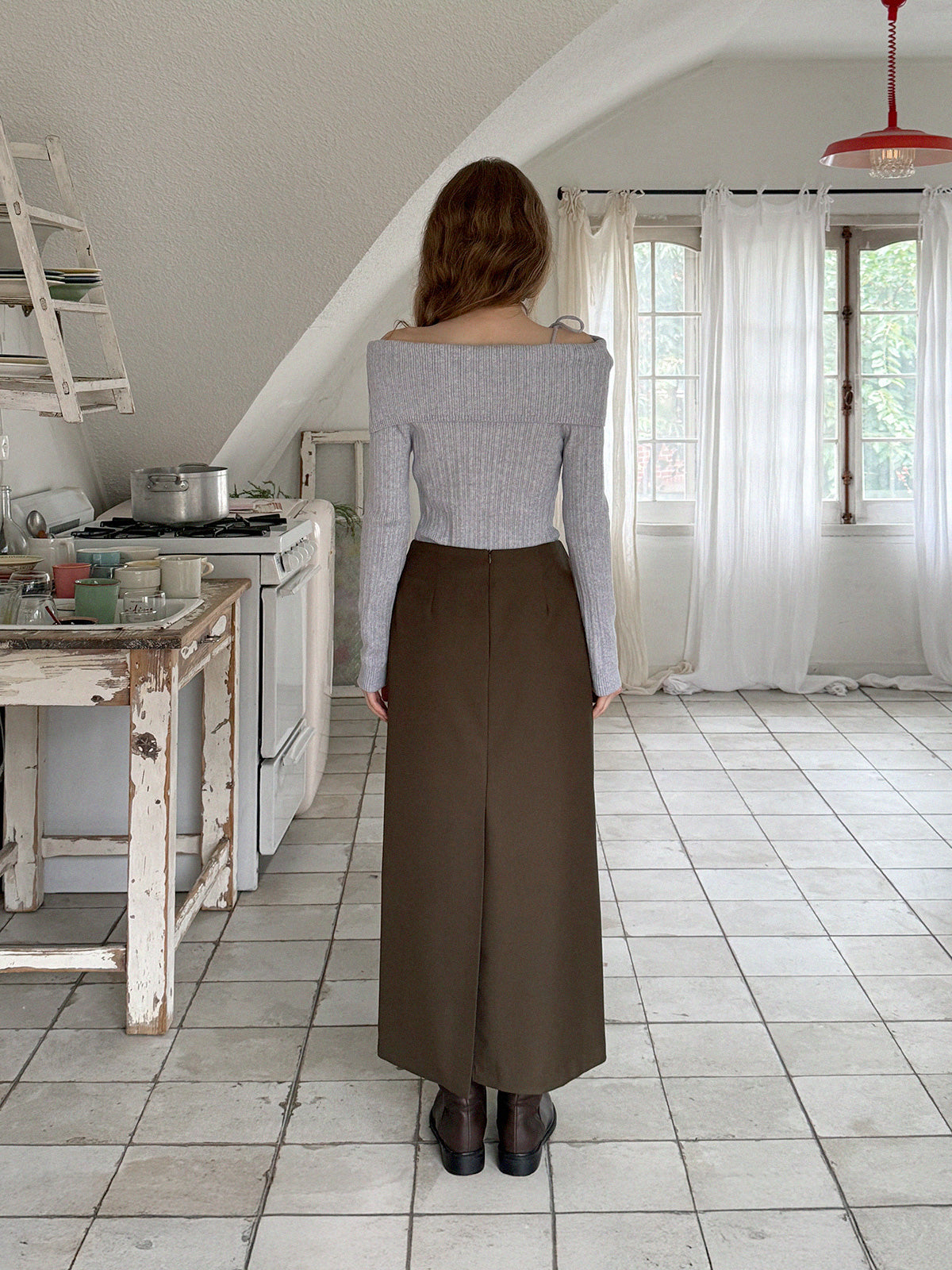 Robin Off-Shoulder Strap Knit