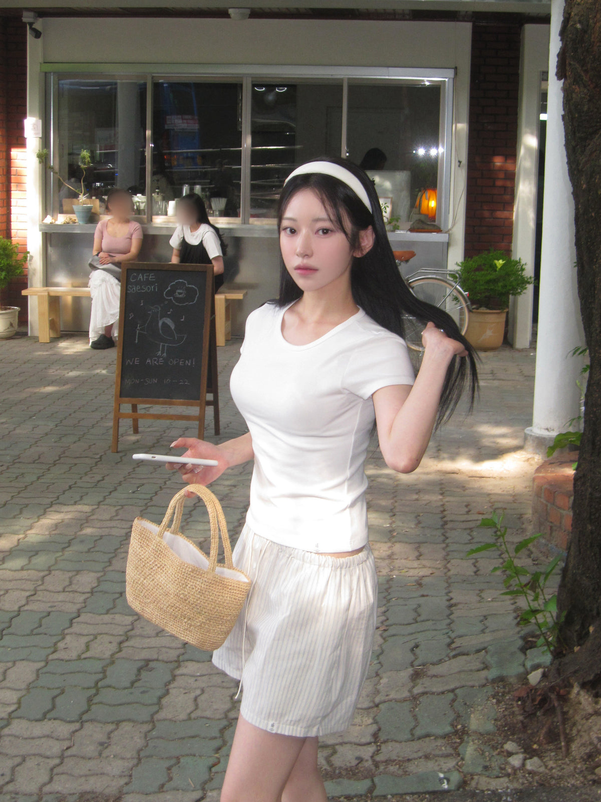 Earlit Basic Round Short-Sleeve T-Shirt