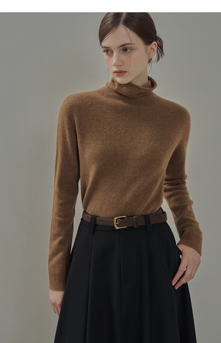 Canary Turtleneck Knit (100% woocl)
