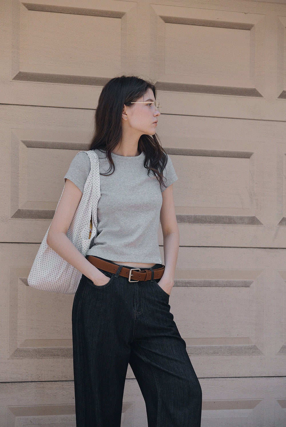 Earlit Basic Round Short-Sleeve T-Shirt