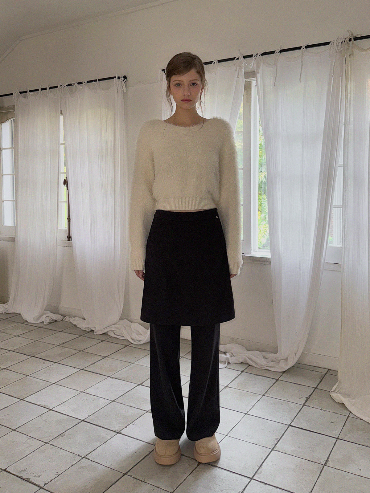 Hollen Back-Strap Knit Sweater